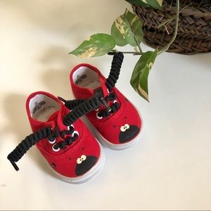 Lady Bug Lace Up Shoes